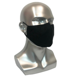Reusable Adult Mask [ Black ] with filter pocket - Obbo.SG