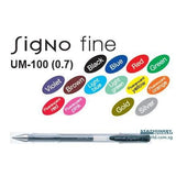Uni Signo Gel Pen Fine 0.7mm UM100