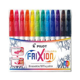 Pilot Frixion Erasable Marker Pen 12 Colours SWFCS12