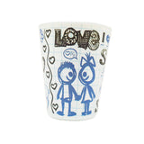 Singapore Love Notes - Shot Glass (Blue)(Single) - Obbo.SG