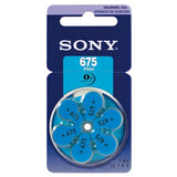 Sony Size 675 Hearing Aid 6PCS Battery Pack - Obbo.SG