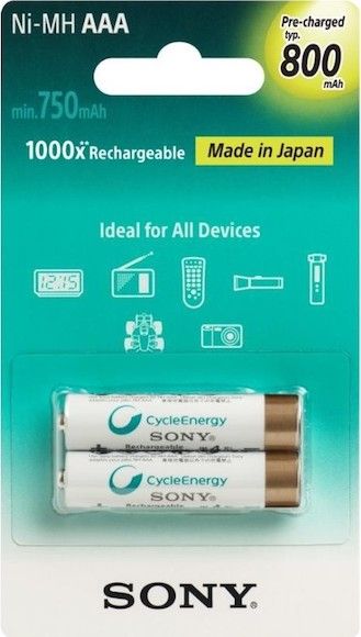 Sony Rechargeable AAA Battery Pack - Obbo.SG