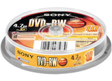 Sony DVD-RW 10PCS Spindle - Obbo.SG