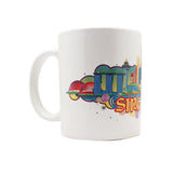 Singapore 10oz White Mug - High Rise SG - Obbo.SG