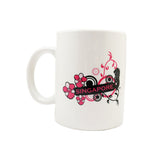 Sunny Singapore 10oz White Mug - Hot Pink - Obbo.SG