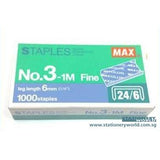 MAX Staples Refill No. 3-1M