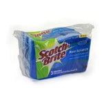 3M Scotch-Brite Non Scratch Scrub Sponge Pack of 3 520-3PC - Obbo.SG