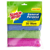 3M Scotch-Brite General Purpose Cloth Pack of 5 VP MFGEN