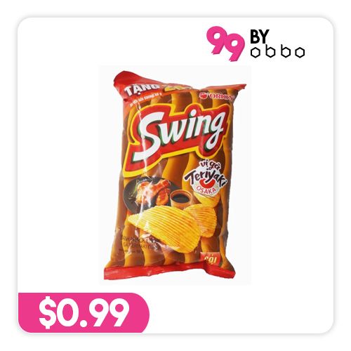 Swing Potato Chips - Teriyaki Chicken - 58g - Obbo.SG