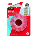 3M Clear Mounting Tape 21mm x 2M 1010C-2M - Obbo.SG
