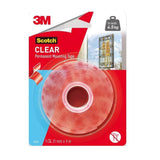 3M Clear Mounting Tape 21mm x 4M 1010C-4M