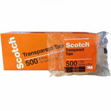 3M 500 Transparent Tape 12mm x 25M (1/2 Inch)