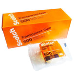 3M 500 Scotch Transparent Tape 18mm x 25M (3/4 Inch)