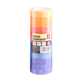 Deli Colour Tape 12mm x 30Y x 1 Inch Pack of 12 30024 - Obbo.SG