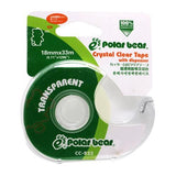 Polar Bear Clear Tape with Dispenser 18mm x 33M C833 - Obbo.SG