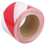 Red and White Boundary Safety Tape 3 Inch - Obbo.SG