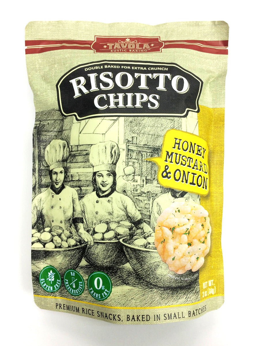 Tavola Risotto Chips - Honey Mustard and Onion 84g - Obbo.SG