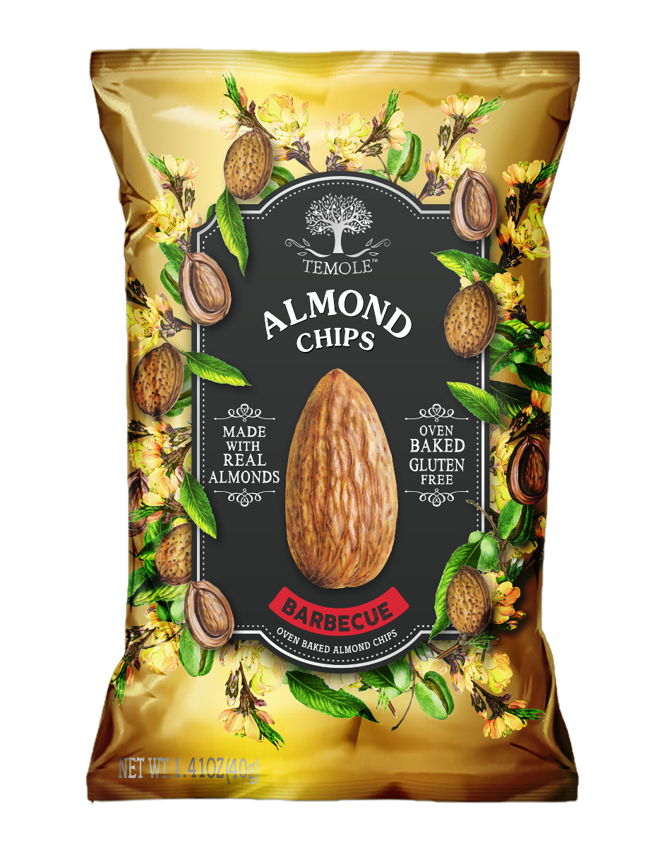 Temole Almond Chips - BBQ 40g - Obbo.SG