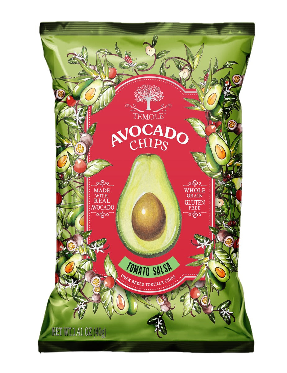 Temole Avocado Chips - Tomato Salsa 40g - Obbo.SG