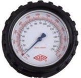 Car & Commercial Vehicle Tyre Pressure Gauge c\w 8cm Large Dial & Hold-On Chuck - Obbo.SG