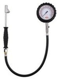 Car & Commercial Vehicle Tyre Pressure Gauge c\w 8cm Large Dial & Hold-On Chuck