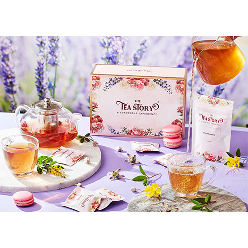 The Tea Story Luxury Gift Set of 3 Tea Pouches - Obbo.SG