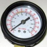 Tyre Inflator Gauge with 5cm Dial Gauge c\w Clip-On Chuck - Obbo.SG