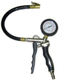 Tyre Inflator Gauge with 5cm Dial Gauge c\w Clip-On Chuck - Obbo.SG