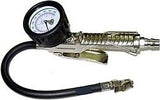 Tyre Inflator Gauge with 5cm Dial Gauge c\w Clip-On Chuck - Obbo.SG