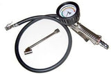 Tyre Inflator with 6cm Dial Gauge c\w Click -On & Twin Hold-On Chuck - Obbo.SG