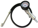 Tyre Inflator with 6cm Dial Gauge c\w Twin Hold-On Chuck