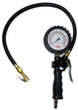 Tyre Inflator with 8cm Large Dial Gauge c\w Clip-On Chuck