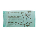 Unbleached Bamboo Organic Antibacterial Wipes 40 Sheets CS-ABW-40