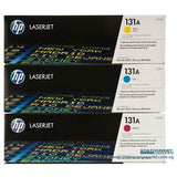 HP 131A Colour Original LaserJet Toner Cartridge CF211A/CF212A/CF213A - Obbo.SG