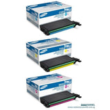 Samsung Colour Toner Cartridge CLT-C508L/CLT-M508L/CLT-Y508L
