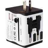 Adventure World Universal Travel Adapter (White) - Obbo.SG