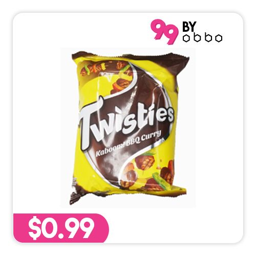 Twisties Corn Snack - BBQ Curry - 60g - Obbo.SG