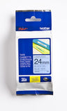 Brother TZE-551 Black-on-Blue Laminated Tape - Obbo.SG