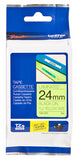 Brother TZE-C51 Black-on-Fluorescent Yellow Laminated Tape