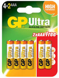 GP Ultra Alkaline AA x 6 Battery Pack - Obbo.SG