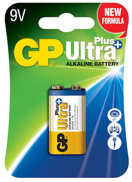 GP Ultra Plus Alkaline 9V Battery Pack - Obbo.SG