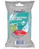 (1Box/36pack)Ultra Compact Antibacterial Wet Wipes 15's - Obbo.SG