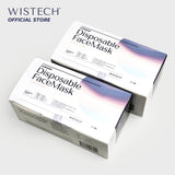 [Ready Local stocks] Wistech 3 Ply Disposable Face UV MASK ™️, 50 pieces, FDA CE Approved, Fast delivery, Delivery from Singapore, Manufacturer - Obbo.SG