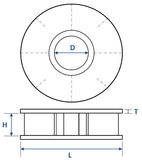 'SENCO' 6" x PN16 Vortex Inhibitor - PP & SS304 - Obbo.SG