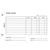 Journal Voucher Pad of 50 - Obbo.SG
