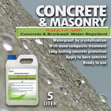 Concrete & BrickWall Water Repellent (Wall GUARD) 5 Litres
