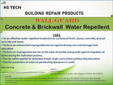 Concrete & BrickWall Water Repellent (Wall GUARD) 5 Litres - Obbo.SG