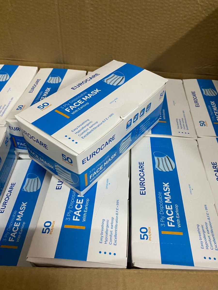 3 Ply Disposable face mask - Obbo.SG