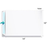 White Envelope 10 x 14 Inch (Pack of 10)
