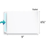 White Envelope 6.38 x 9 Inch (Pack of 10) - Obbo.SG